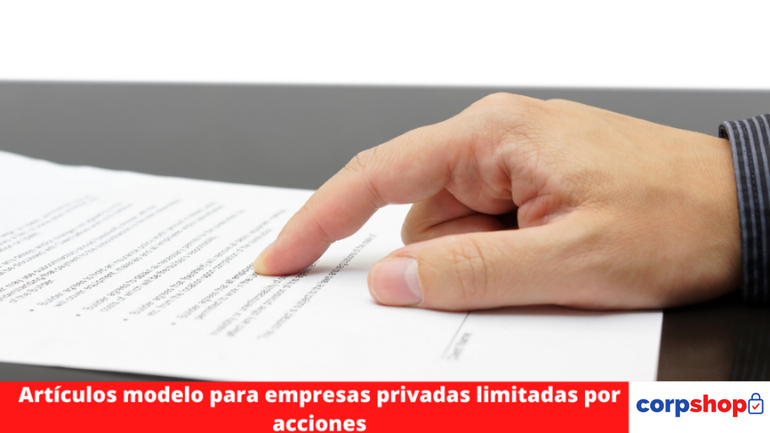 Artículos modelo para empresas privadas limitadas por acciones 1