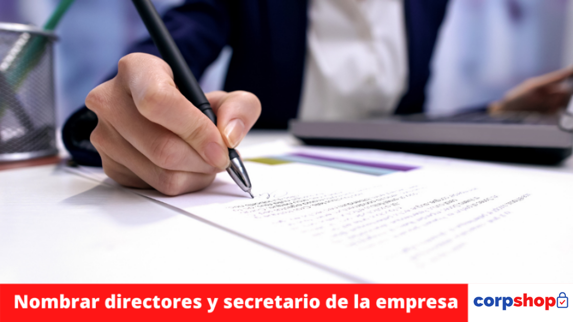 Nombrar directores y secretario de la empresa 1